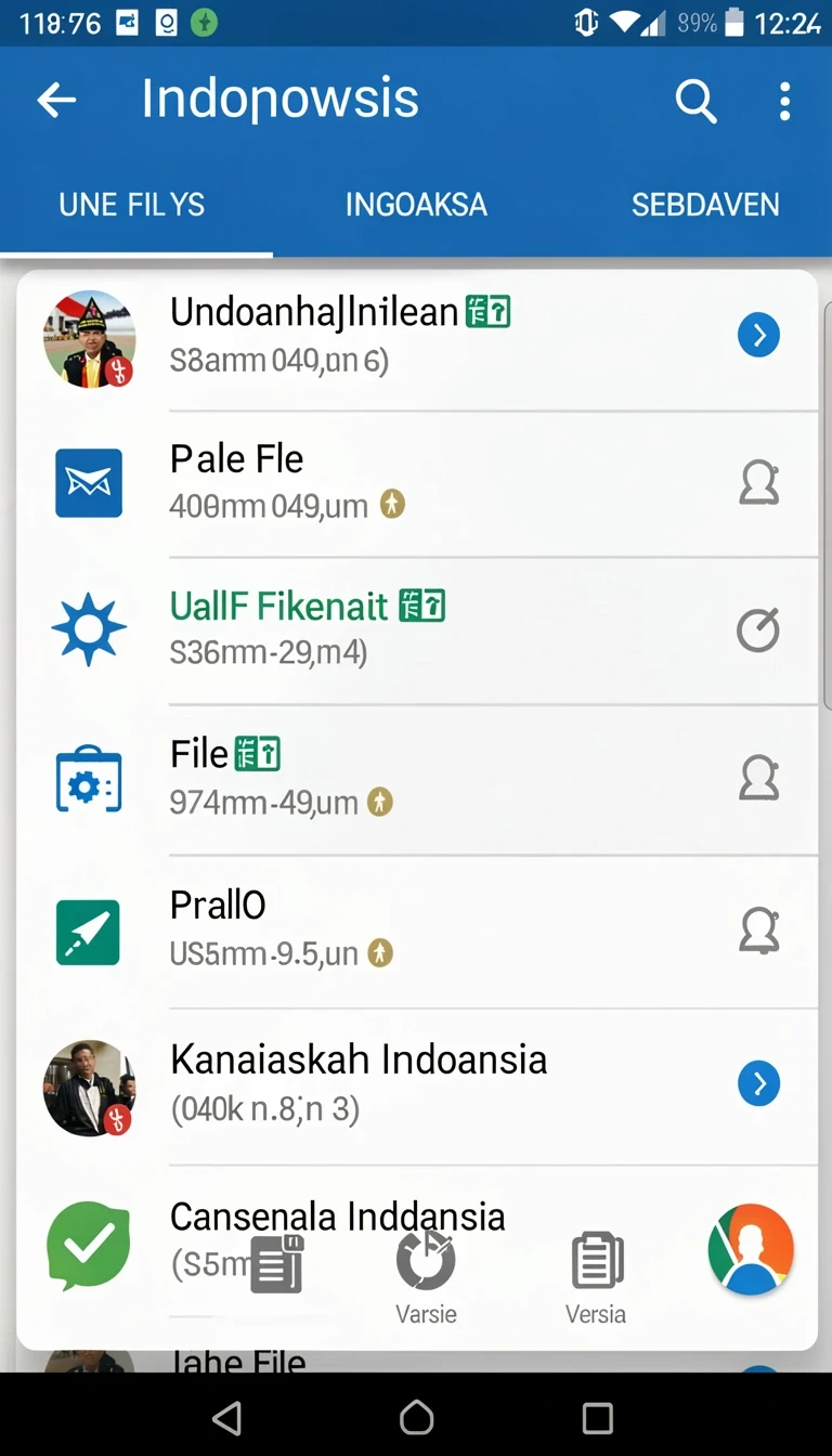 Tampilan utama aplikasi Download ind89 APK Terbaru untuk HP Android yang intuitif dan efisien.