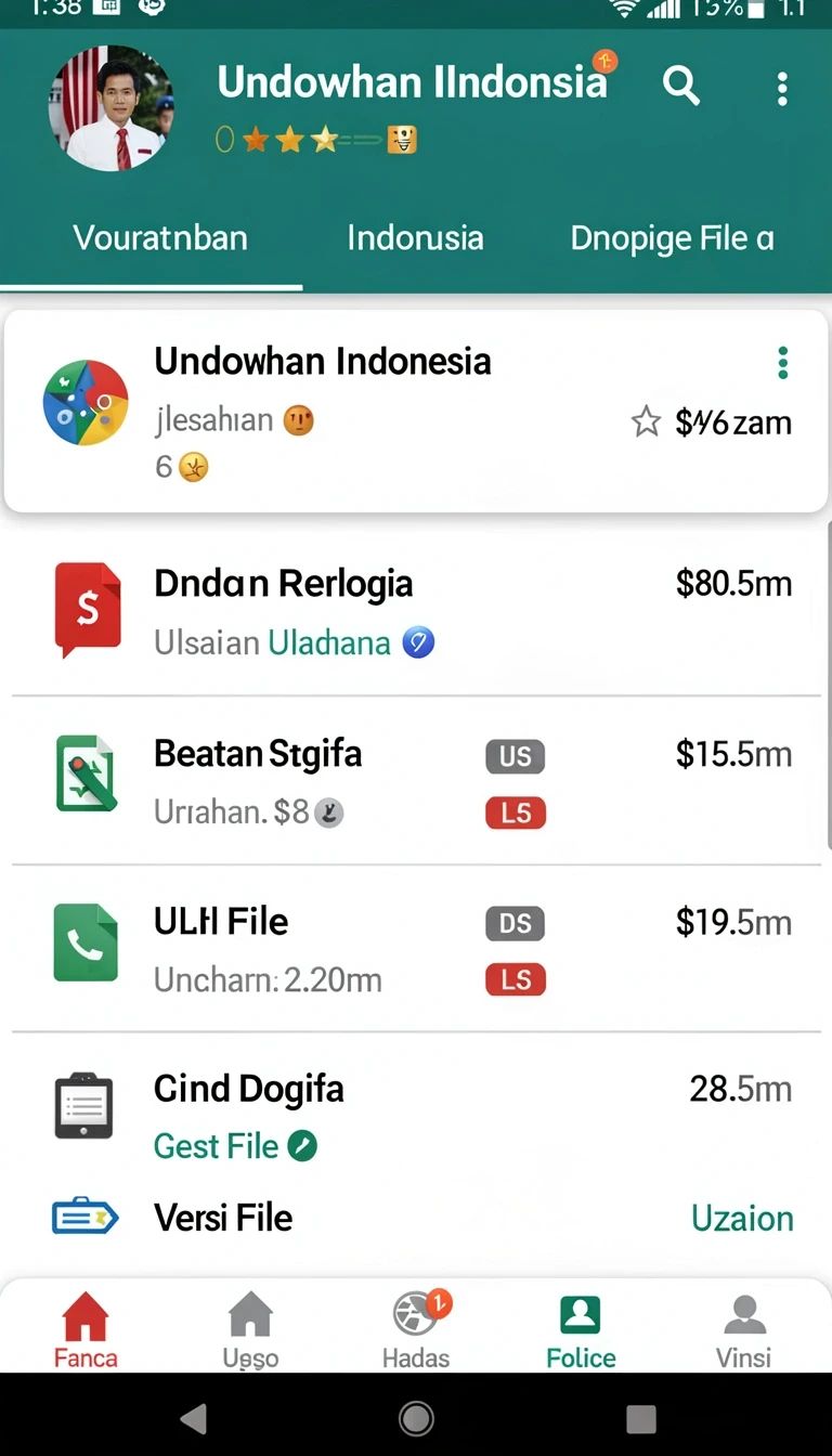 Tampilan utama aplikasi Aplikasi papi46 Terbaru: Review dan Link Download yang intuitif dan efisien.