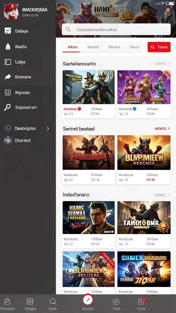 Tampilan utama aplikasi dewalive App Terbaru: Fitur Unggulan dan Download yang intuitif dan efisien.