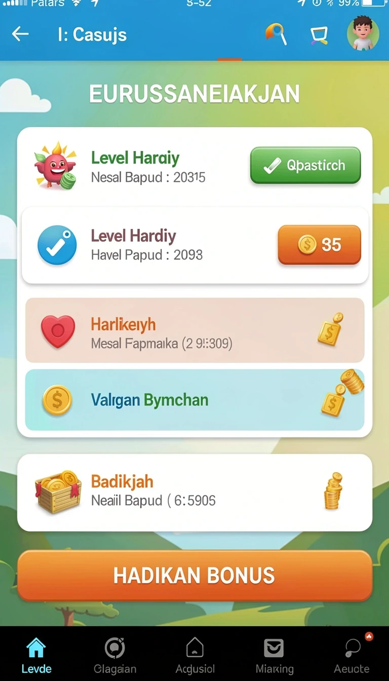 Tampilan utama aplikasi bosswin APK Terbaru: Download Cepat dan Gratis yang intuitif dan efisien.