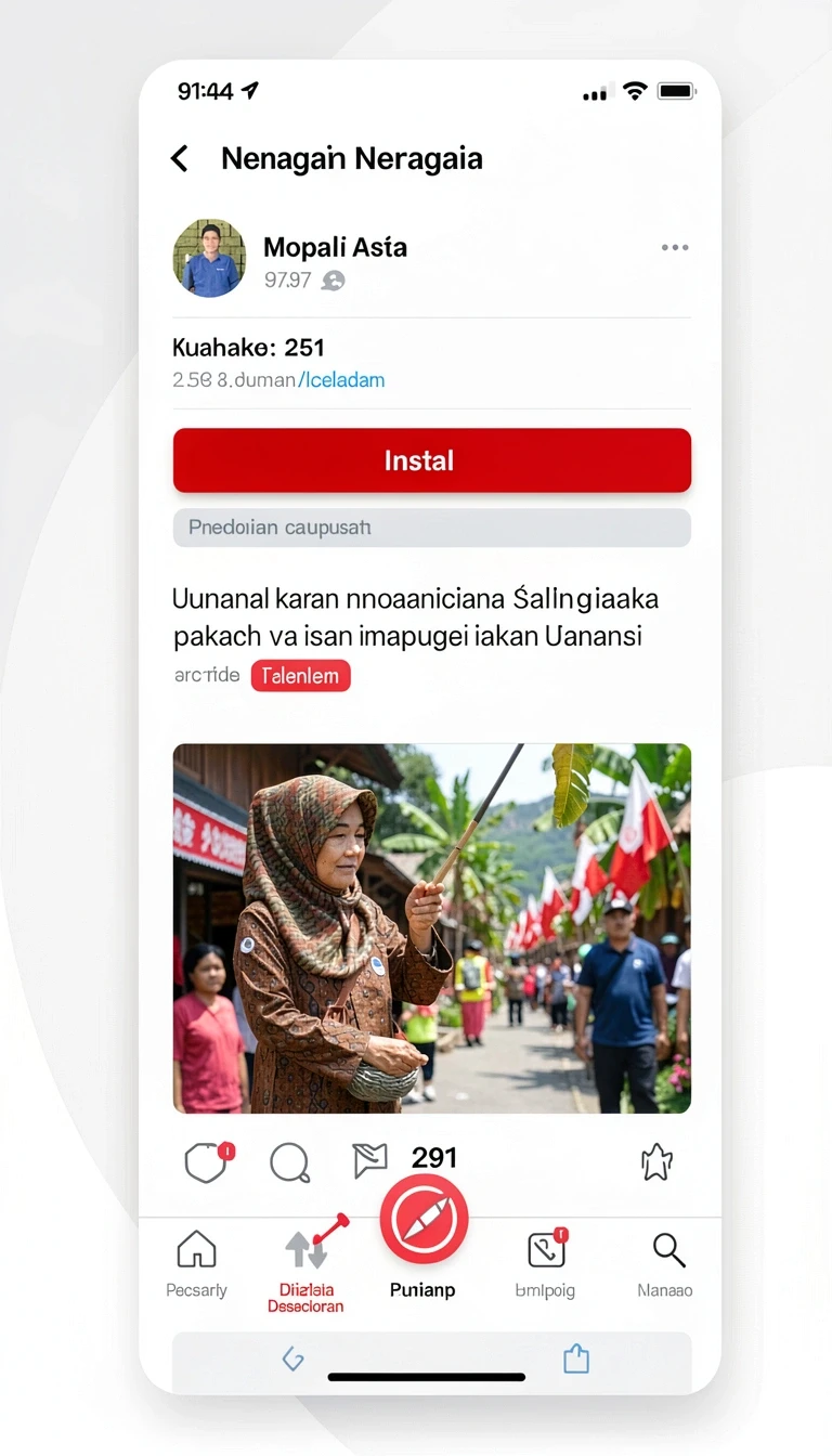 Tampilan utama aplikasi Review Aplikasi roma Versi Terbaru yang intuitif dan efisien.