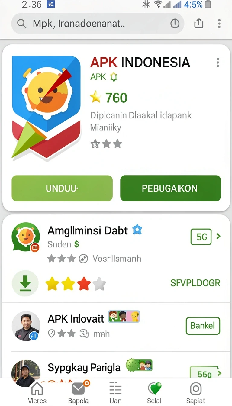 Tampilan utama aplikasi Update Aplikasi piontogel ke Versi Terbaru yang intuitif dan efisien.