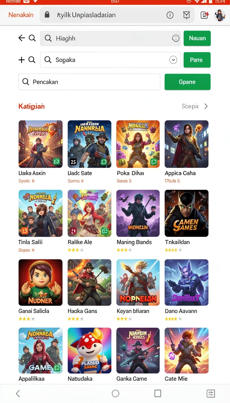 Tampilan utama aplikasi flokitoto APK Full Version untuk Android yang intuitif dan efisien.